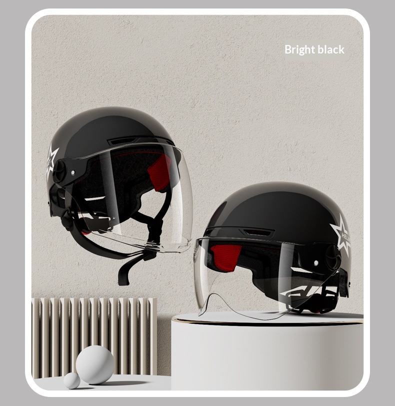 Summer Motorcycle And Electric Scooter Helmet For Unisex_voghion.com