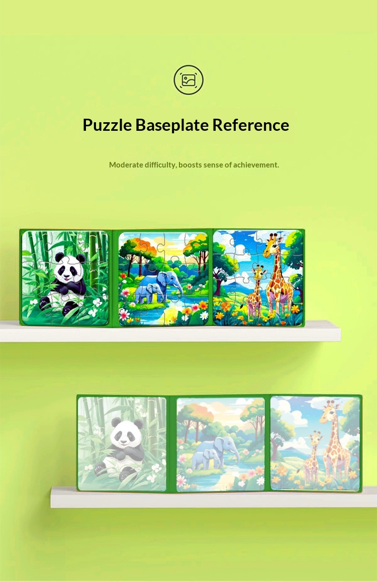 Magnetisches Lernpuzzle Für Kinder Von 3 Bis 6 Jahren_voghion.com