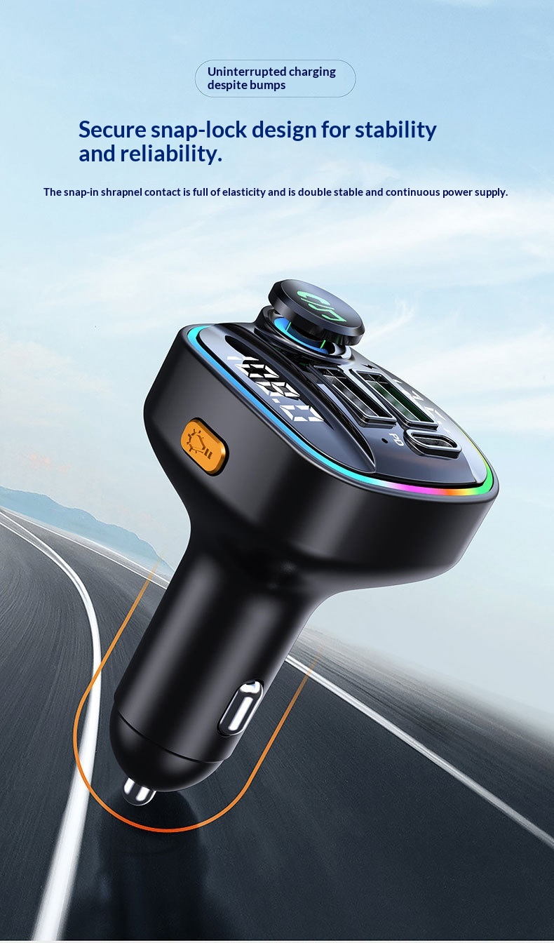 Bluetooth carkit voor auto met snellaadfunctie_voghion.com