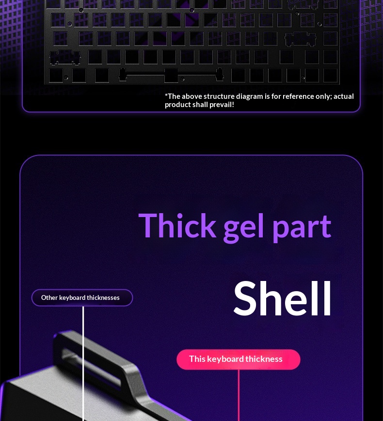 Teclado com interruptor magnético e gravação lateral, mecânico e personalizável, ideal para jogos de eSports em tempo real, FPS, Valorant e CS._voghion.com