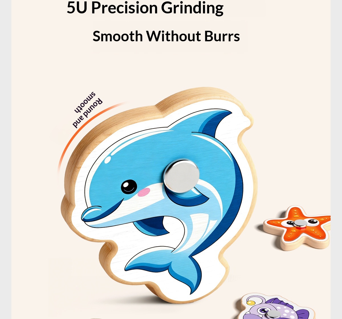 Gioco di pesca magnetico in legno per bambini giocattolo_voghion.com