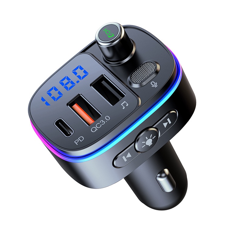Player PD/QC3.0 Fast Charging T65 Hands-Free Car Bluetooth MP3_voghion.com
