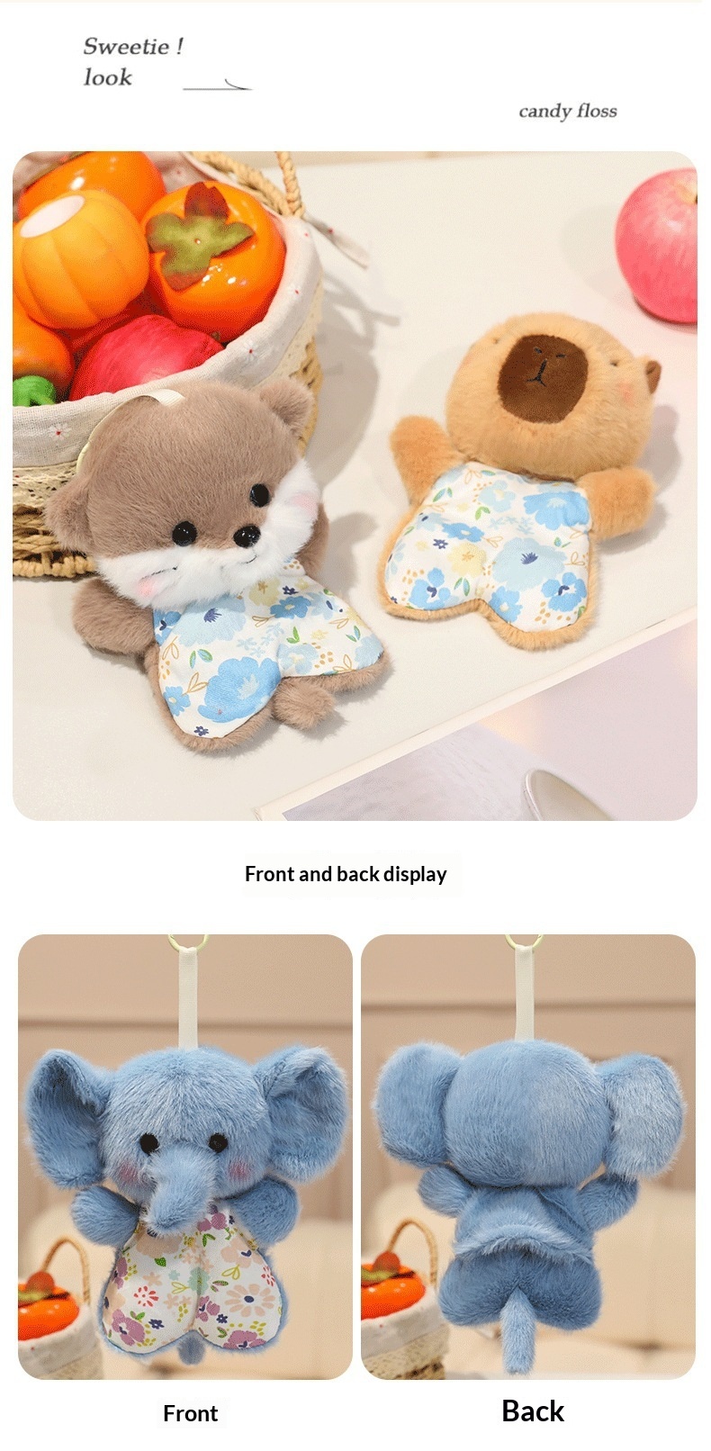 Fun Stress-Relief Doll, Comforting Plush Toy, Healing Squeezable Lamb Figurine, Cute Husky Beanbag_voghion.com