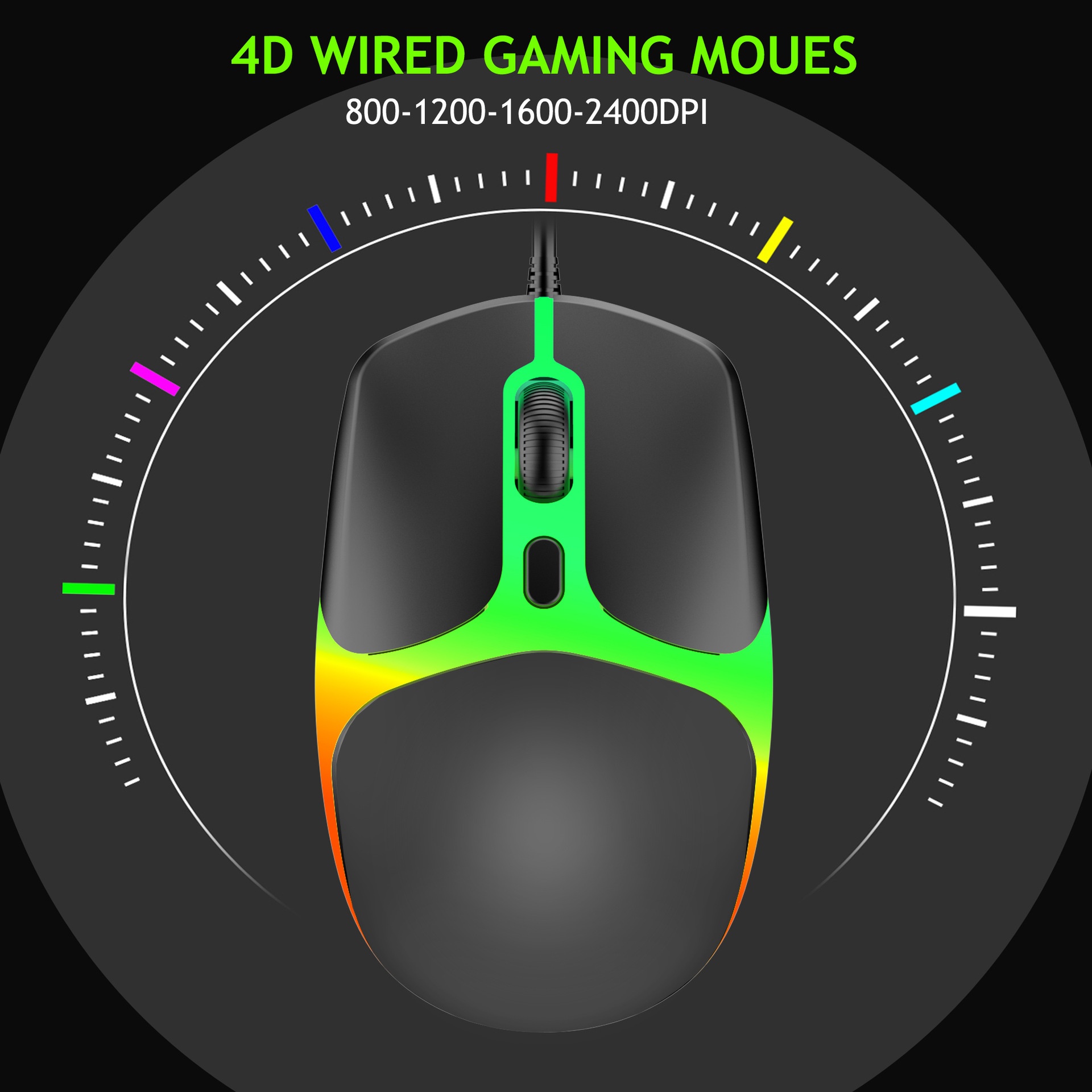 Rgb Gaming Keyboard And Mouse Set Wired 61-key Compact Design_voghion.com