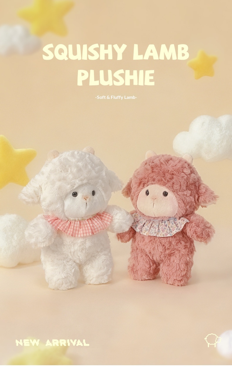 Zachte schapen knuffel voor kinderen om mee te slapen_voghion.com