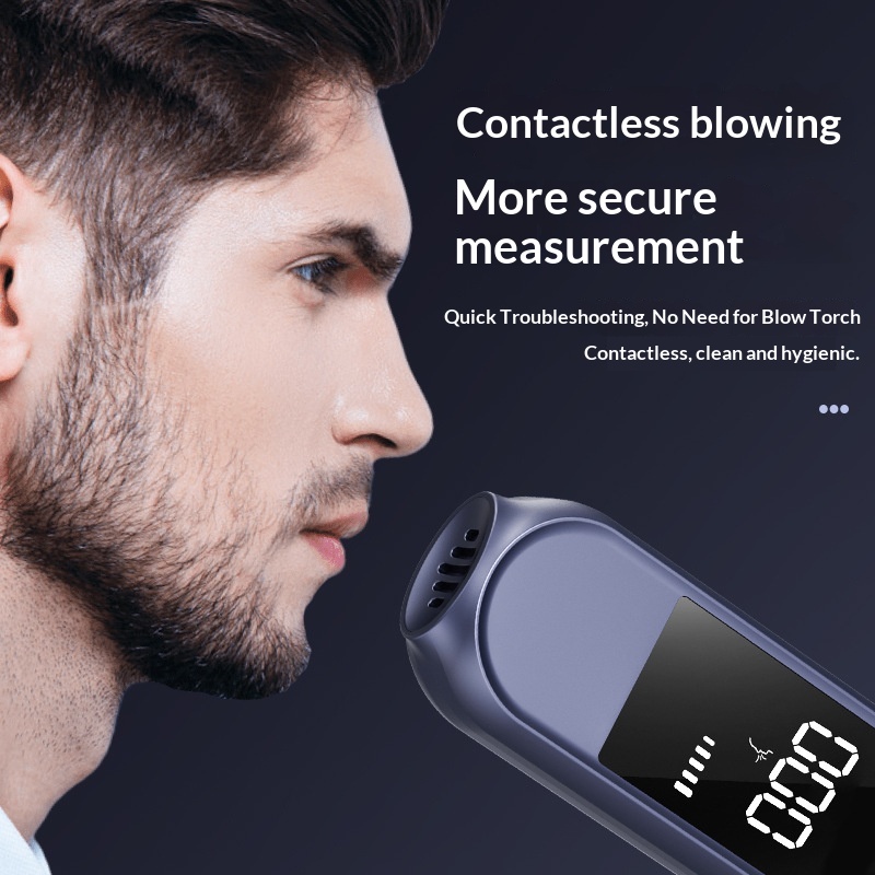 Etilometro per il rilevamento della guida, strumento di analisi dell'alcol nel traffico ad alta precisione._voghion.com