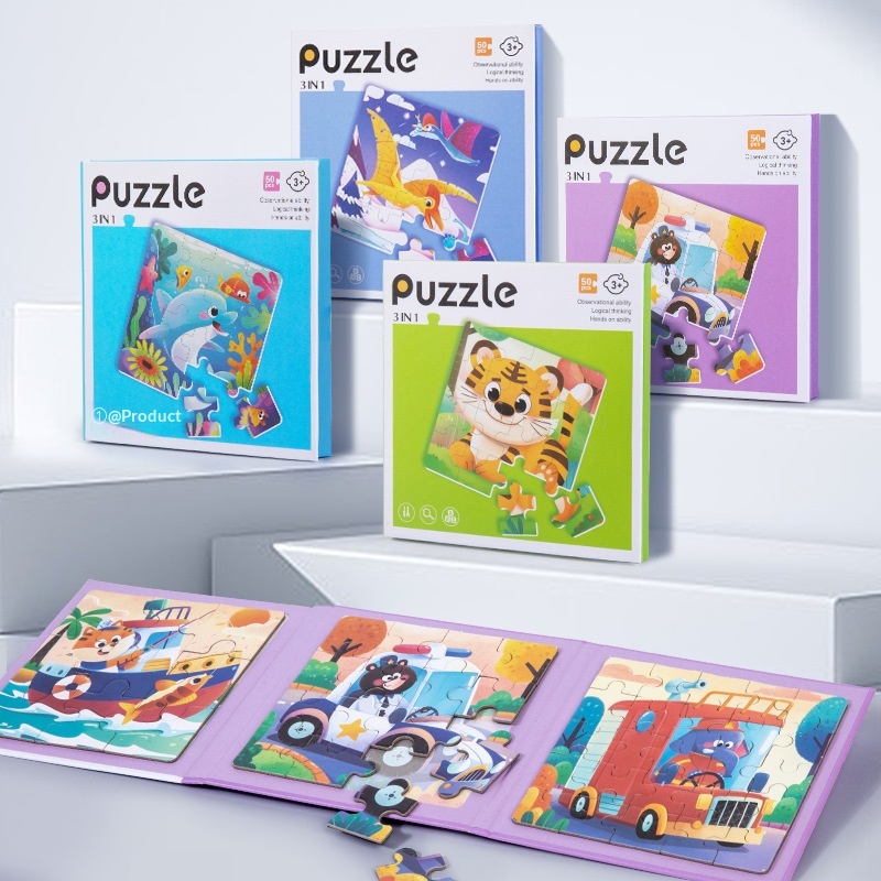 Magnetic Advanced Puzzles Young Children, Beginner-level Animal Blocks, Early Education Toys For Boys And Girls Aged 3_voghion.com