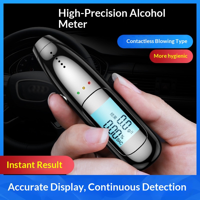 Tester Detection, Breathalyzer, High Precision Alcohol Concentration Detector For Drunk Driving_voghion.com
