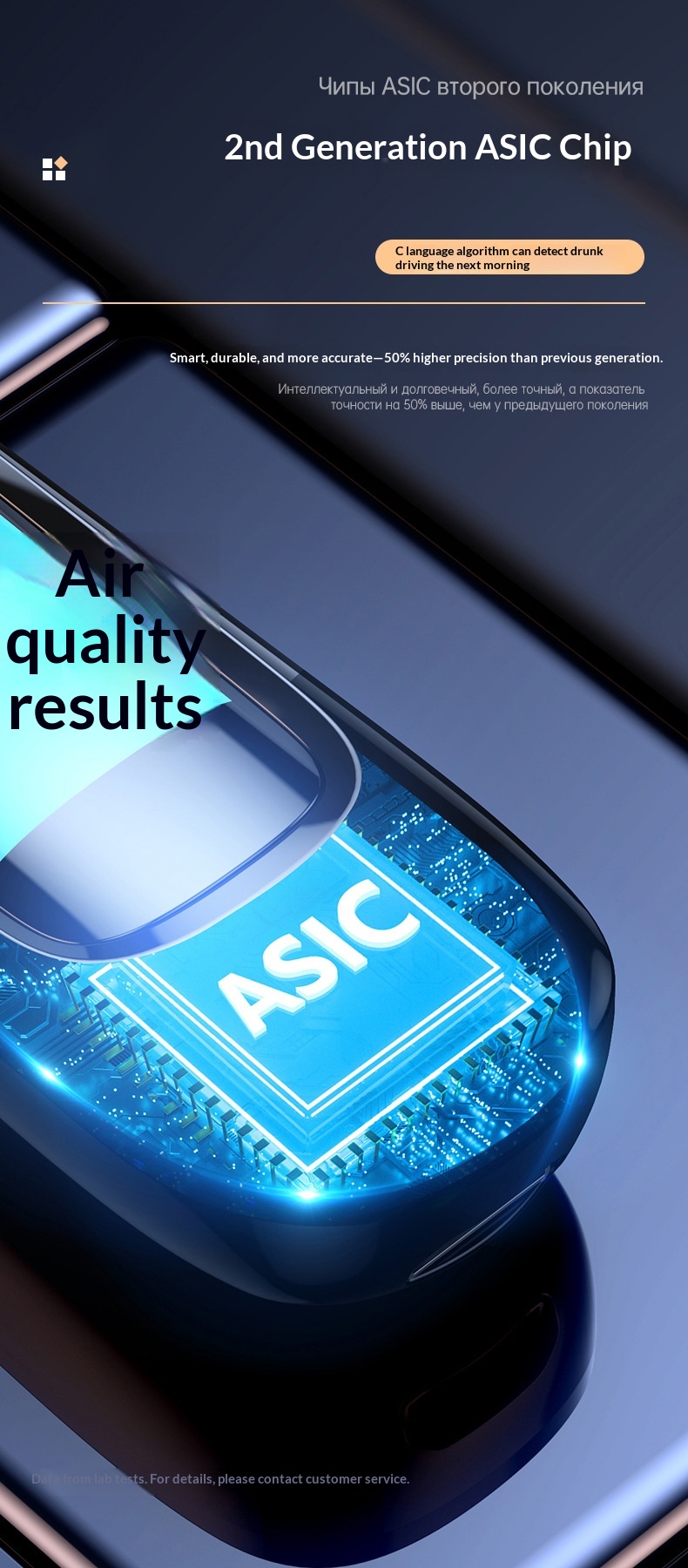 Cross-border Portable Breath Tester Home Use, High-precision Device Checking For Drunk Driving And Alcohol Intoxication_voghion.com