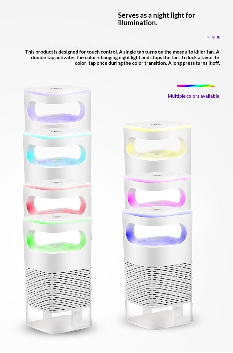2025 Lamp Repellent Electric Silent Indoor Mosquito Killer Cross-Border E-commerce_voghion.com