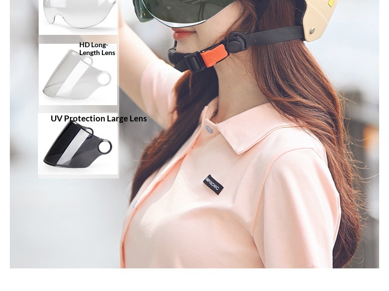 Casco da moto elettrico per uomo e donna sicurezza estivo_voghion.com