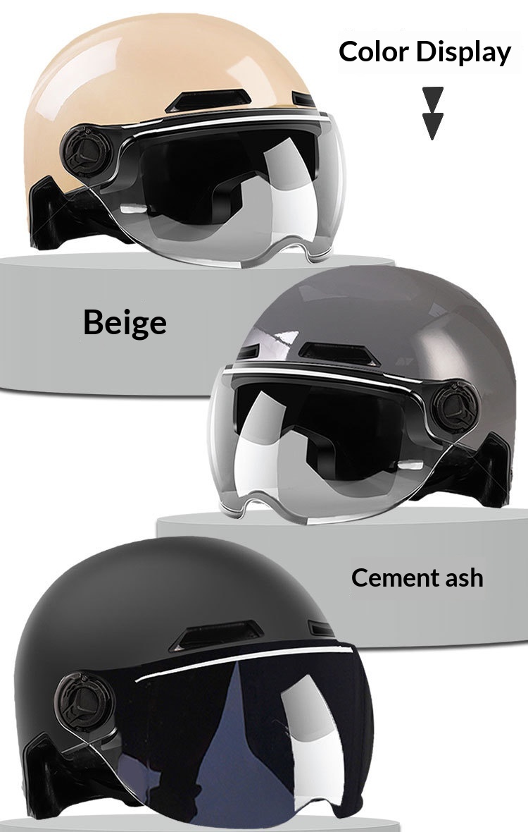 Electric Scooter Half Helmet For Men Extra Large Summer Four Seasons_voghion.com