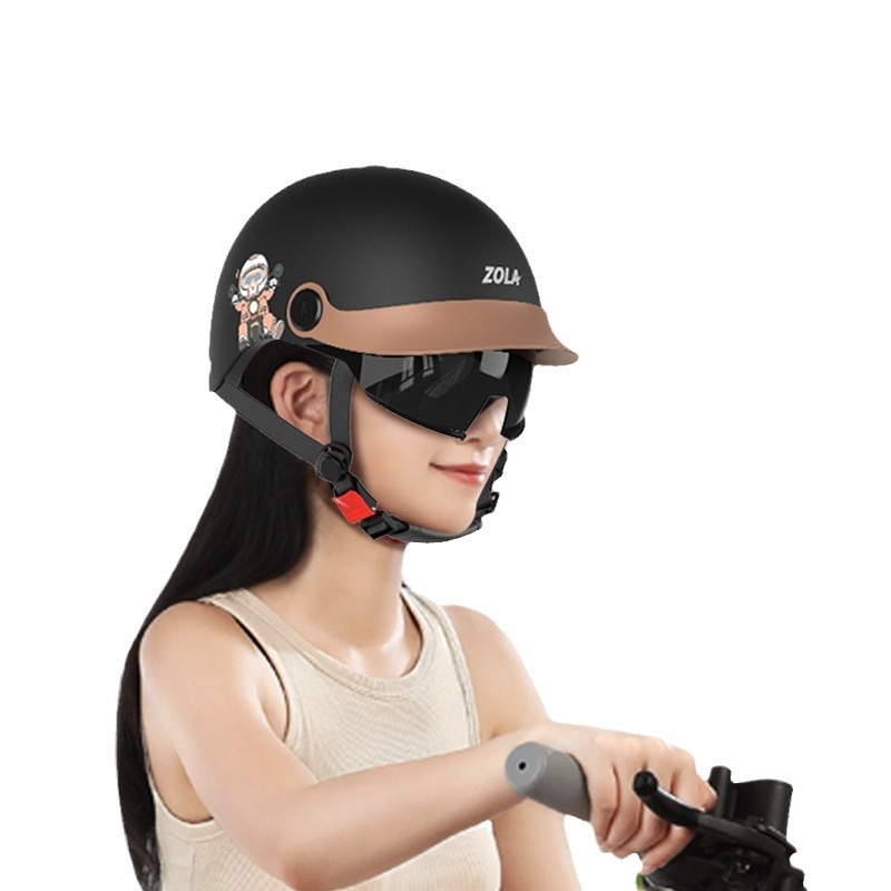 3C Certified Vehicle Duckbill For Men And Women, Summer Safety Helmet, Electric Scooter Motorcycle Sun Lightweight Half_voghion.com