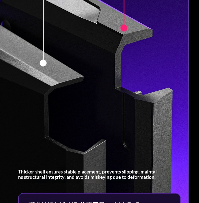 Teclado com interruptor magnético e gravação lateral, mecânico e personalizável, ideal para jogos de eSports em tempo real, FPS, Valorant e CS._voghion.com