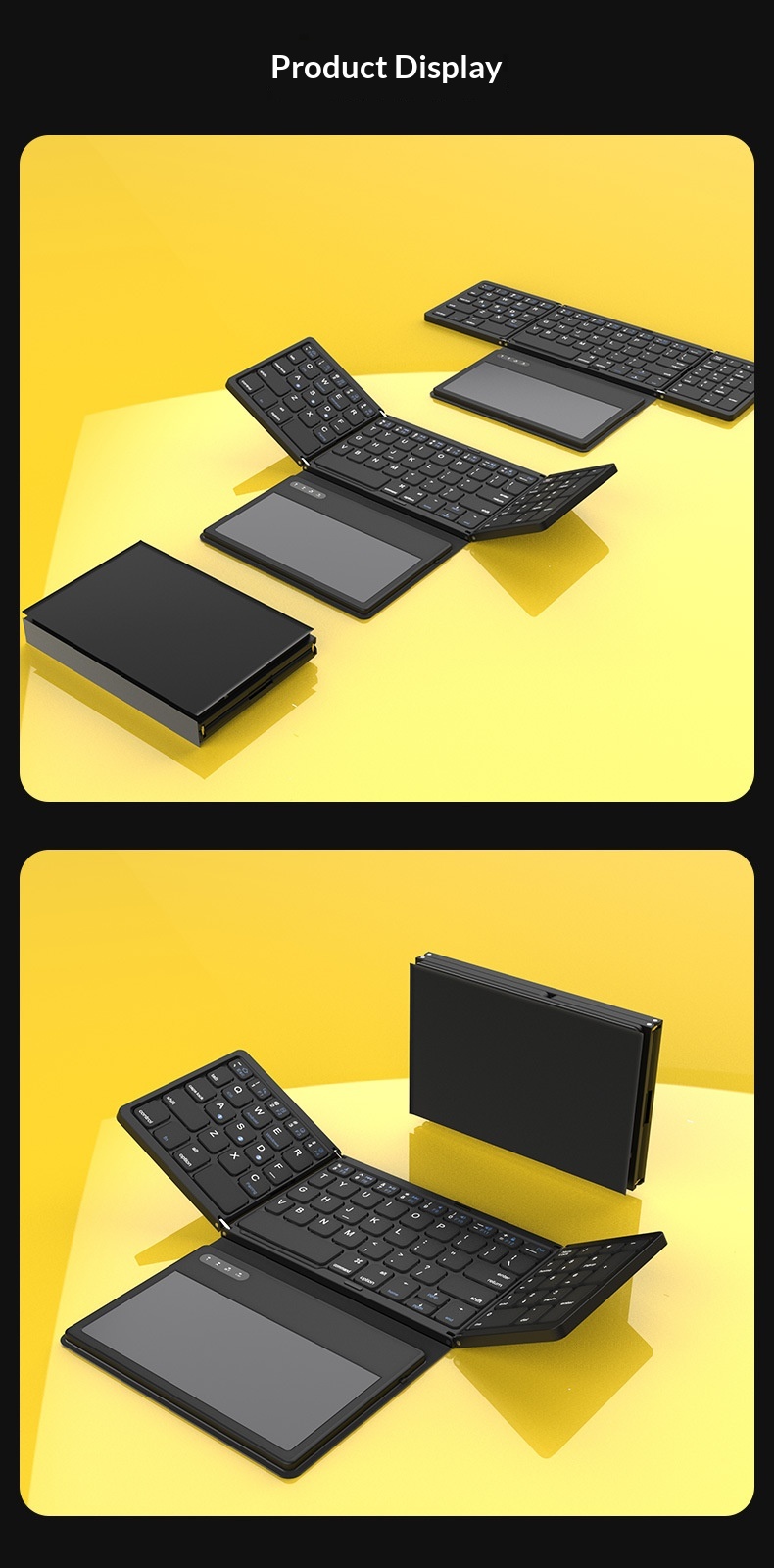 Ultradünnes kabelloses Tablet mit benutzerdefiniertem Touchscreen – 60 % Rabatt – Bluetooth-Mini-Tastatur (leise und tragbar)_voghion.com