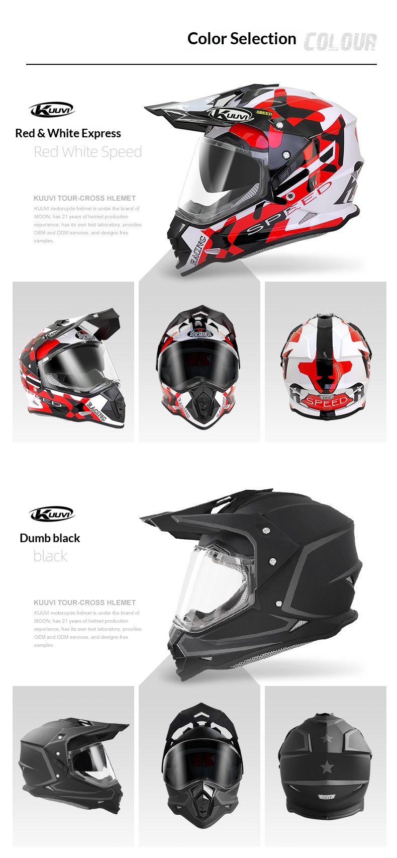 Fabrikneuer, nationaler Standard A-konformer Offroad-Elektromotorrad-Rallye-Helm für Herren, universell für alle Jahreszeiten, DOT-konform_voghion.com
