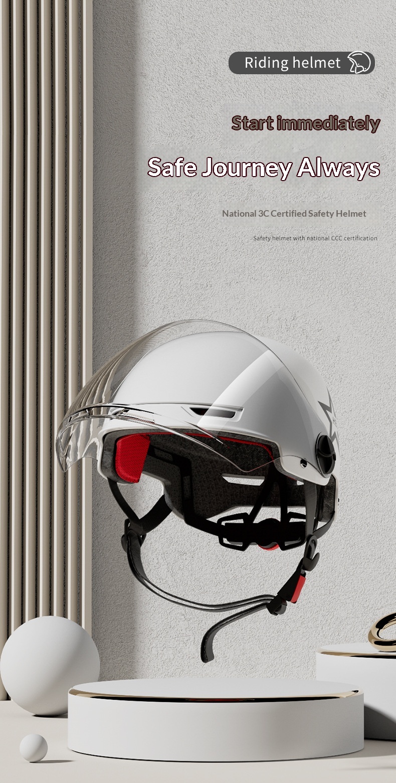Summer Motorcycle And Electric Scooter Helmet For Unisex_voghion.com
