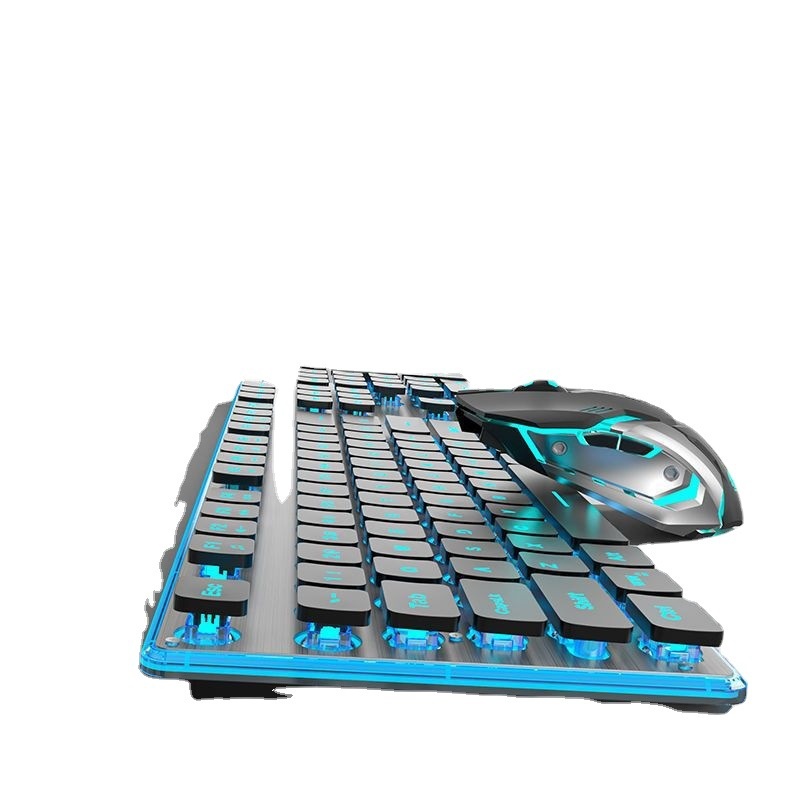 Forerunner X7S Wireless Keyboard Mouse Set Silent Ultra-thin High Aesthetic Gaming Computer Office Mechanical Feel_voghion.com