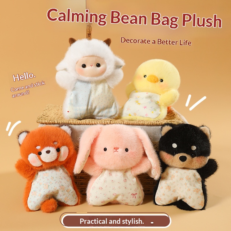 Original Soothing Little Seal Raccoon, Squishy Plush Toy, Healing Doll, Birthday And New Year Gift_voghion.com