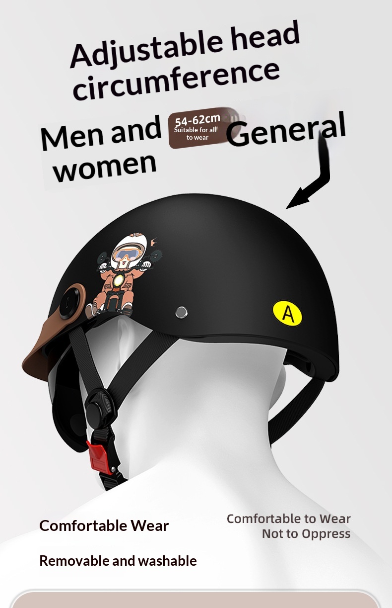 Motorcycle Helmet Summer Lightweight Duckbill Safety Helmet_voghion.com