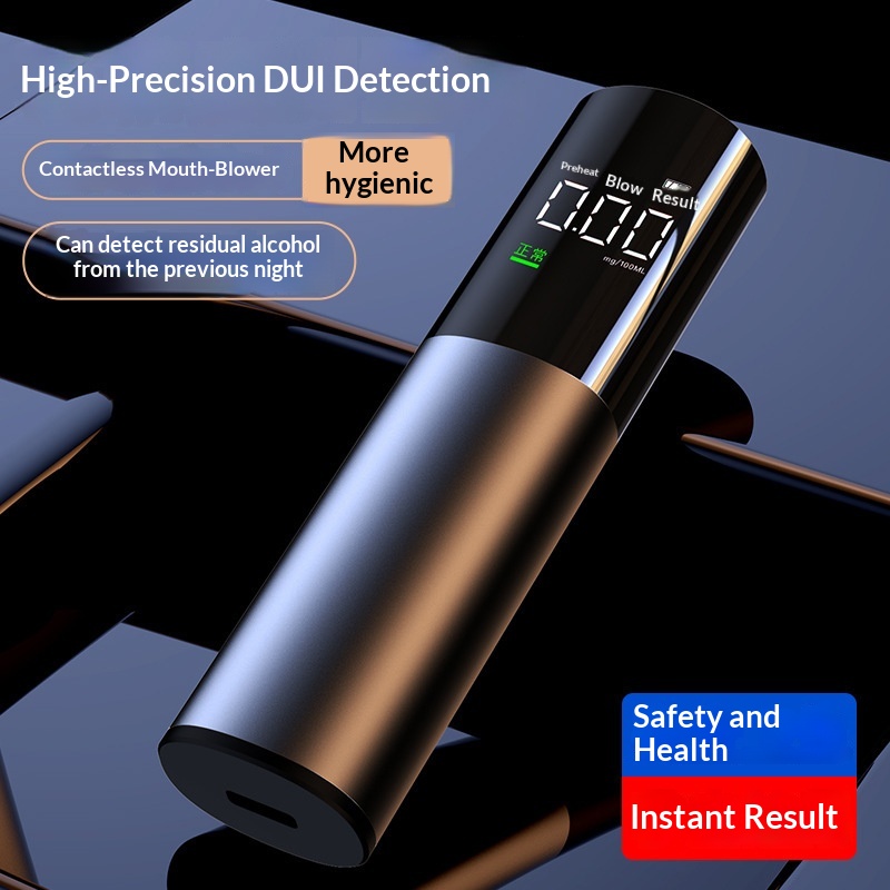 Wieless Convenient Blowing Type High Pecision Diving Detecto Intelligent Digital Display Taffic Alcohol_voghion.com