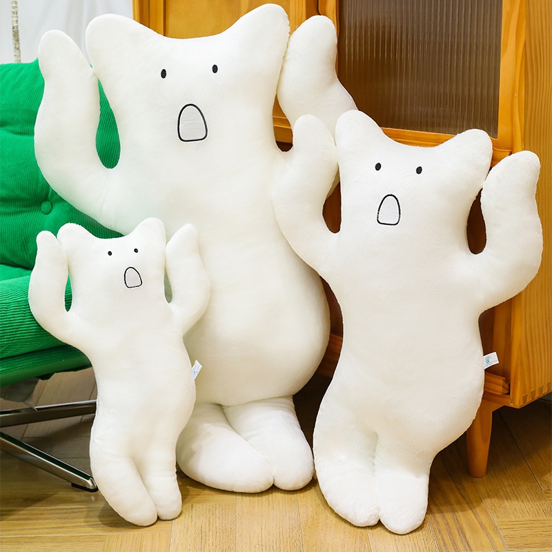 Long-haired Cat Sleeping Pillow, Sleep Soothing Plush Toy, Cute And Healing Gift, Wholesale_voghion.com