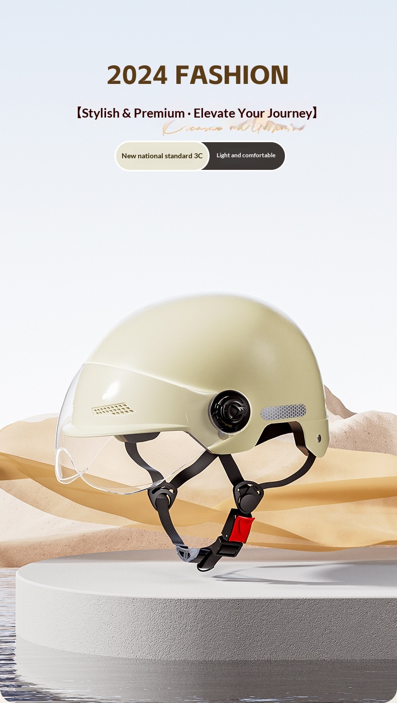 Safety Helmet For Electric Motorcycle And Scooter Unisex Design_voghion.com