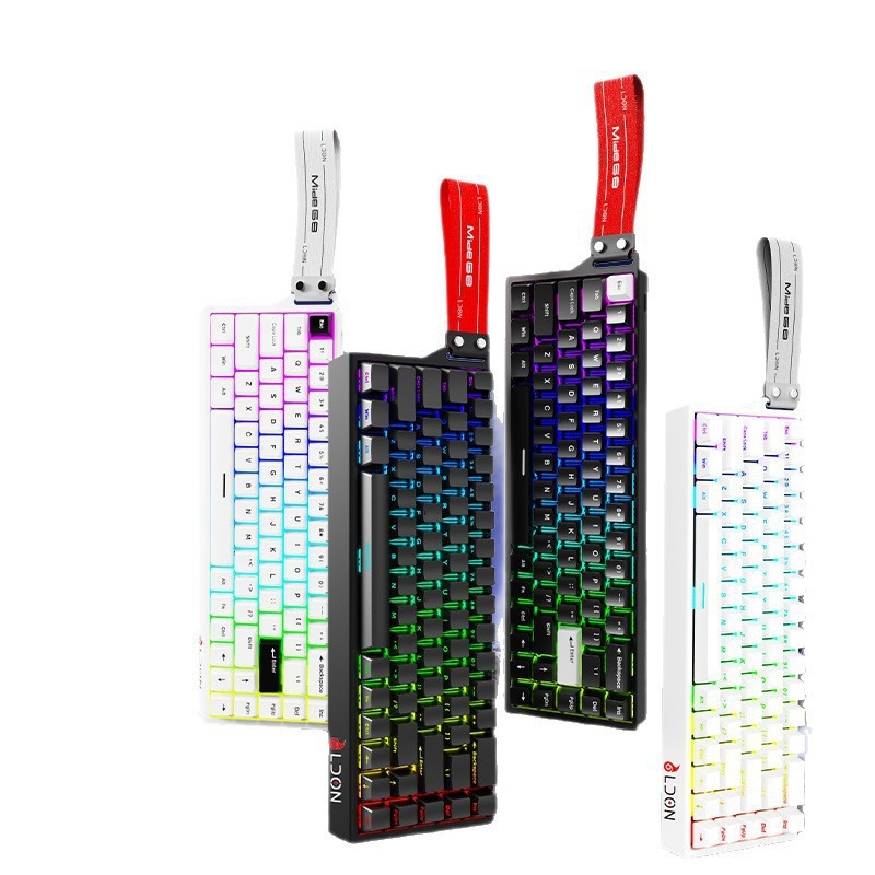 LDON 68 Tuşlu Manyetik Anahtarlı Mekanik Oyun FPS Evrensel RT0.01 Yüksek Performanslı Kablolu 8K Geri Dönüş Oranı_voghion.com