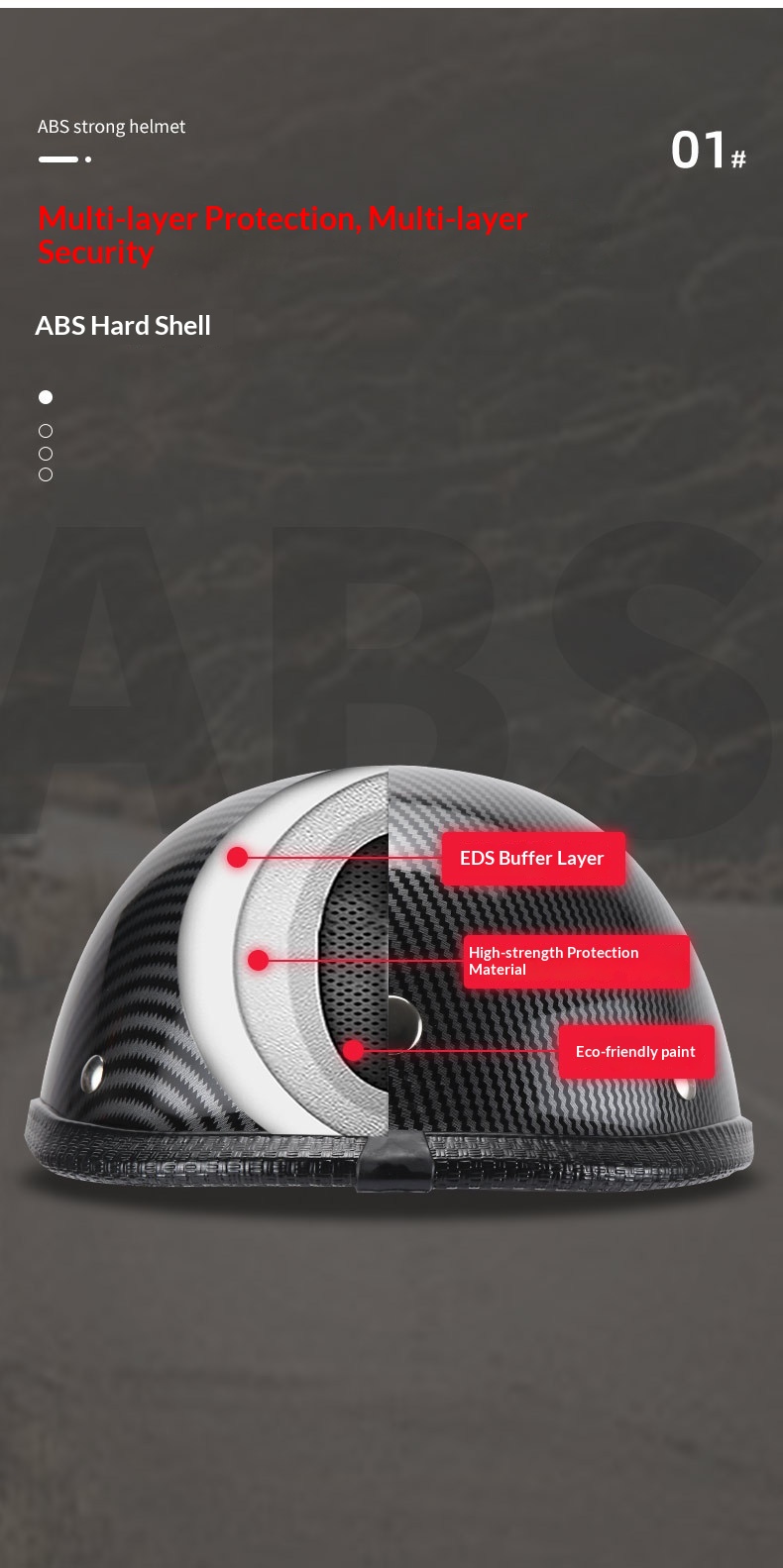 Retro Motorcycle Half Helmet For Men And Women Lightweight Safety_voghion.com