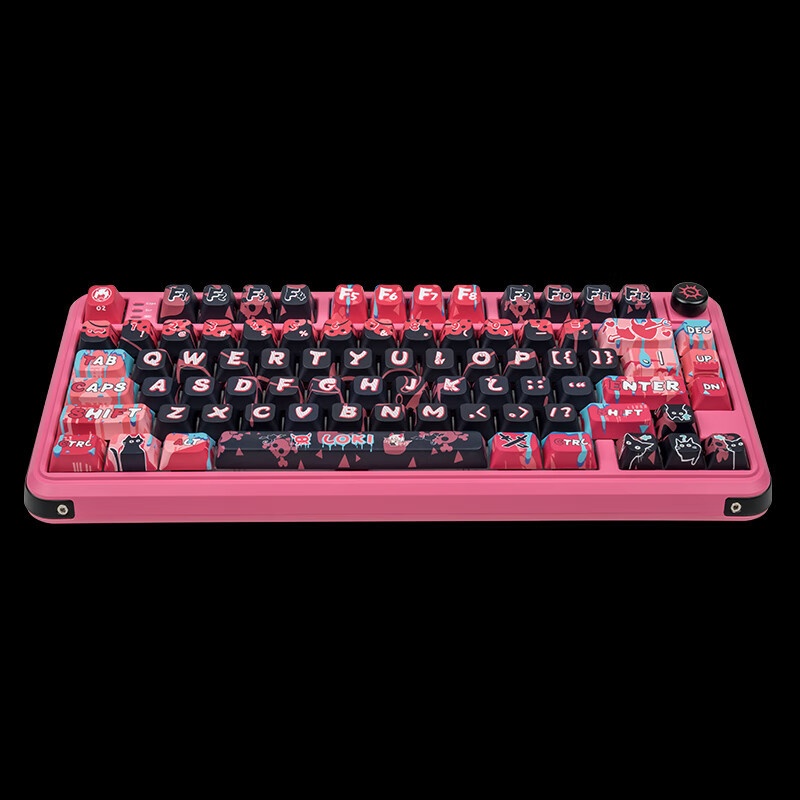 VALKYRIE VK75 Anpassbare mechanische Tastatur mit Tri-Mode 2,4 GHz/Kabelgebunden/Bluetooth Lineare Schalter_voghion.com