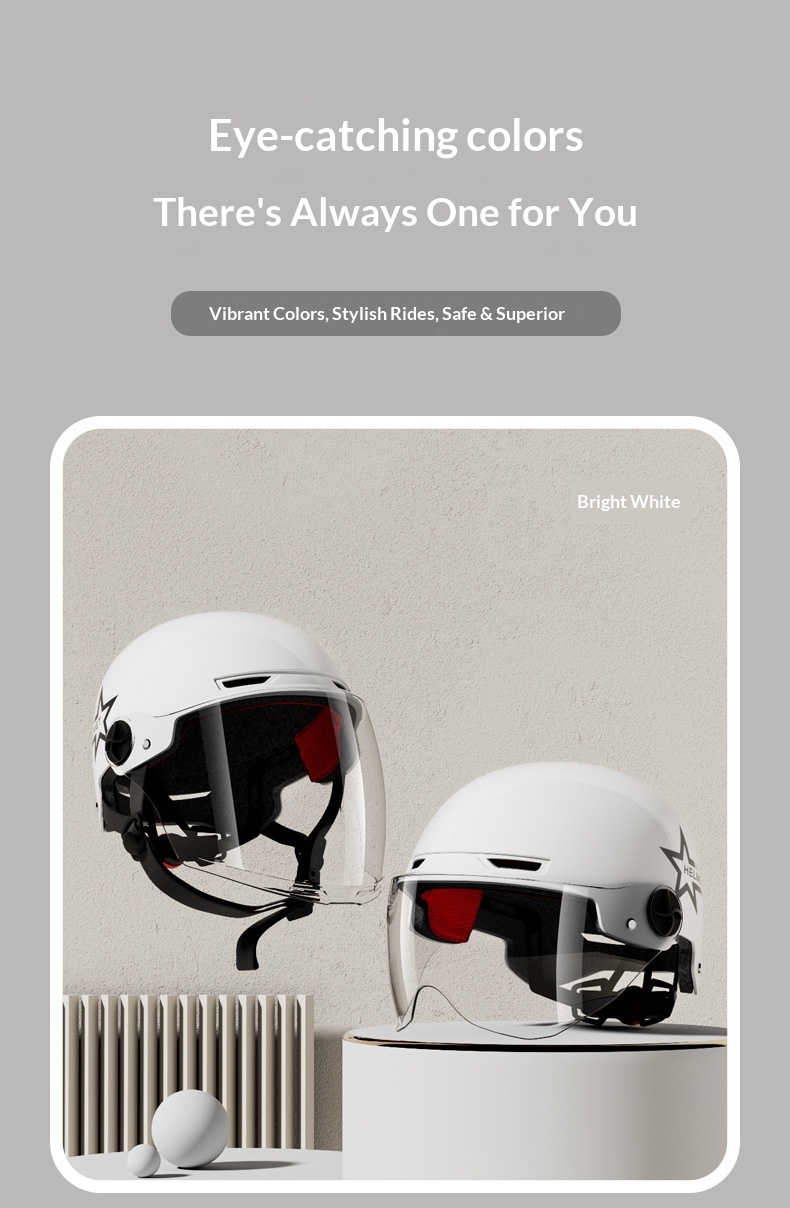 Summer Motorcycle And Electric Scooter Helmet For Unisex_voghion.com