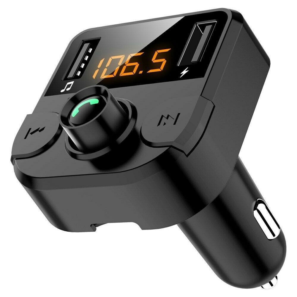 BT36B Player Car MP3 Bluetooth Hands-Free Card Slot FM Transmitter_voghion.com