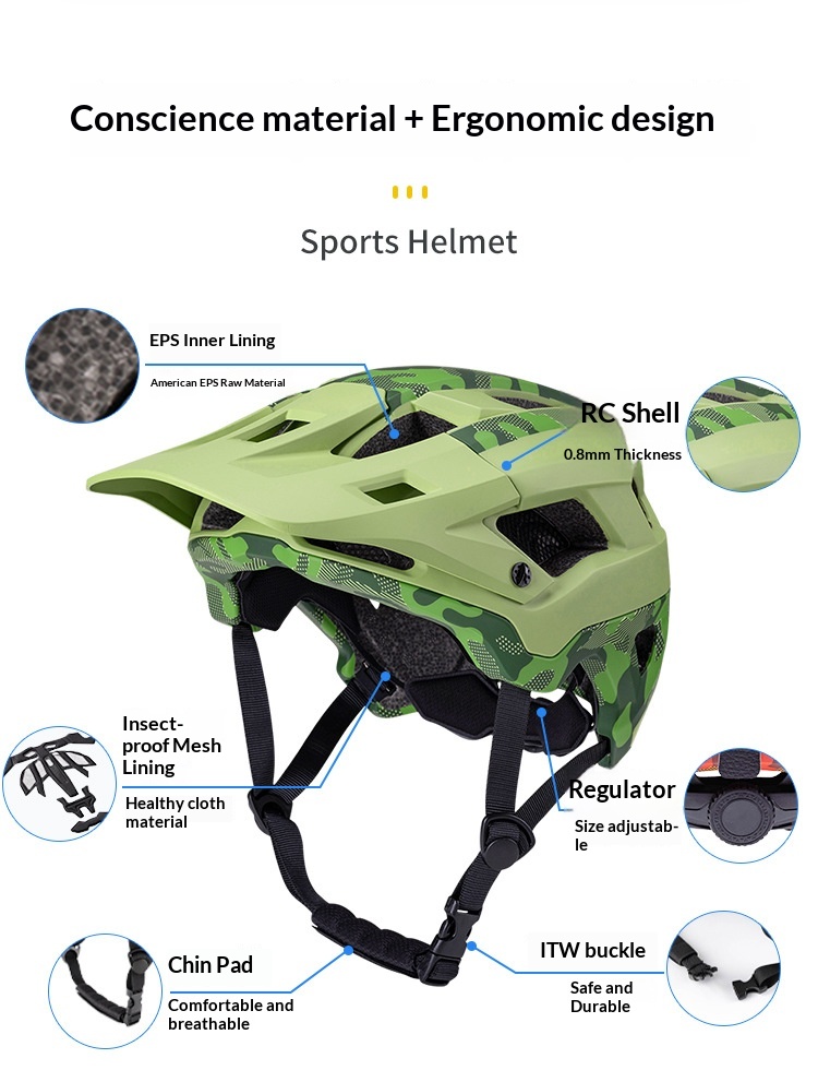 Kask rowerowy na rower górski i szosowy bezpieczeństwo_voghion.com