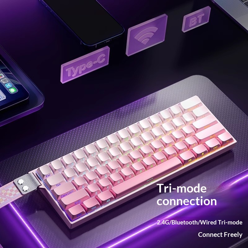 Wolf Spider MINI60HE Magnetic Switch Keyboard, Three-Mode RT, Customizable For E-Sports Gaming, Wired, 8K Report Rate,_voghion.com