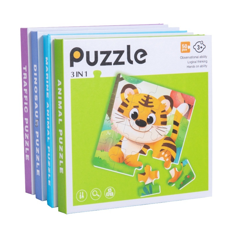 Magnetic Advanced Puzzles Young Children, Beginner-level Animal Blocks, Early Education Toys For Boys And Girls Aged 3_voghion.com