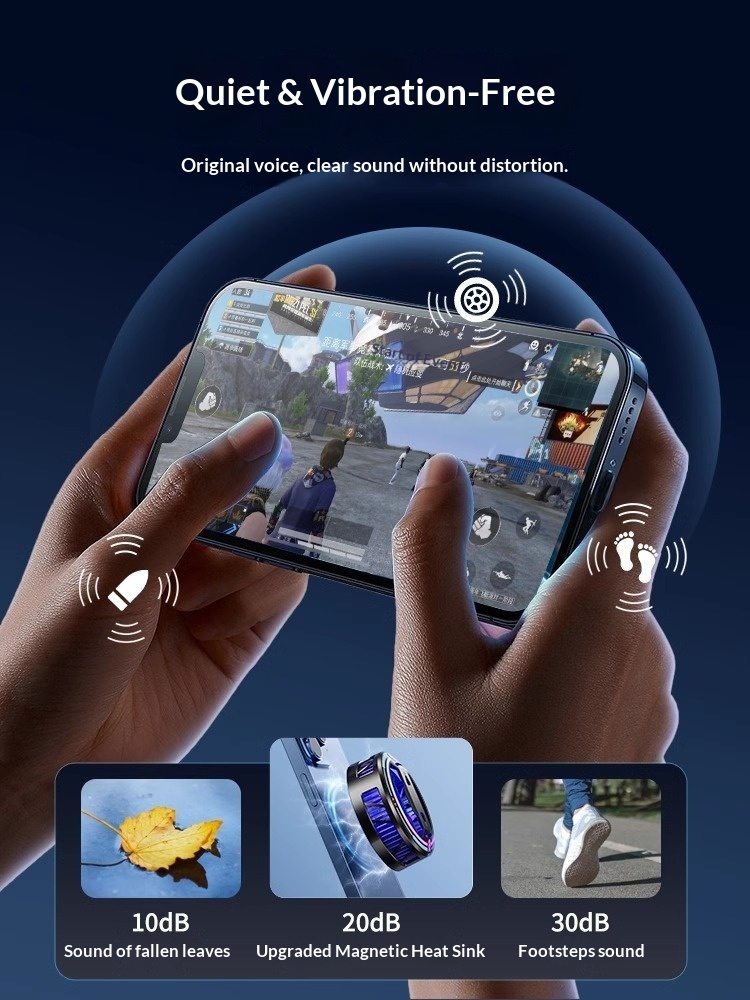 Magnetic Phone Cooler Semiconductor Desktop Floor Stand With Rapid Cooling_voghion.com