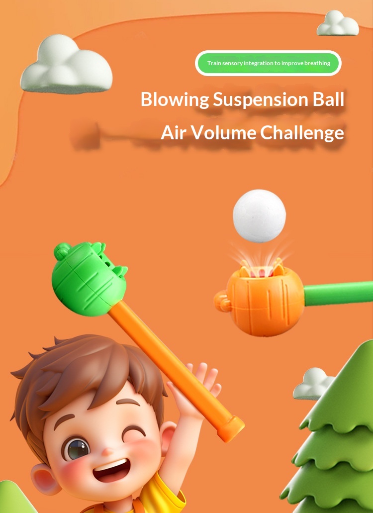 Über Grenzen hinweg aufblasbarer Schwimmball für Kinder – Magisches Atemtraining – Lustiges Geschenk mit nostalgischem Charme_voghion.com