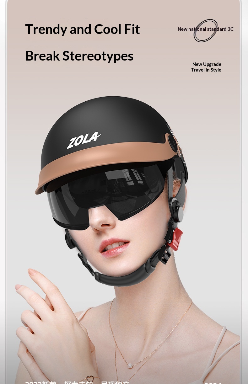 Motorcycle Helmet Summer Lightweight Duckbill Safety Helmet_voghion.com