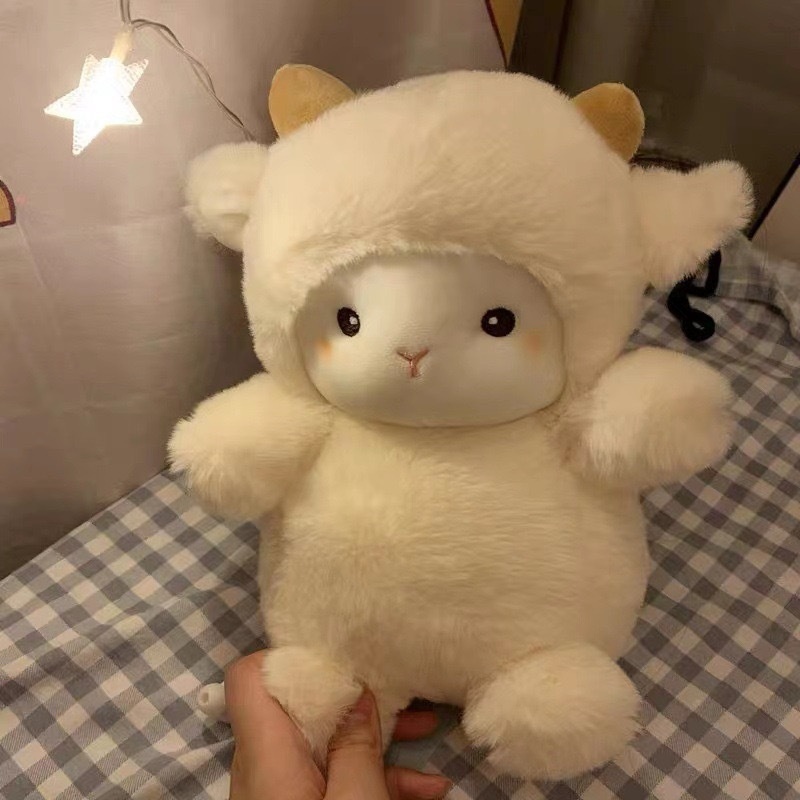 Trendy Poke Plush Toy Cute Comfort Doll Little Sheep Stuffed Animal Healing Series Birthday Gift For Girls_voghion.com