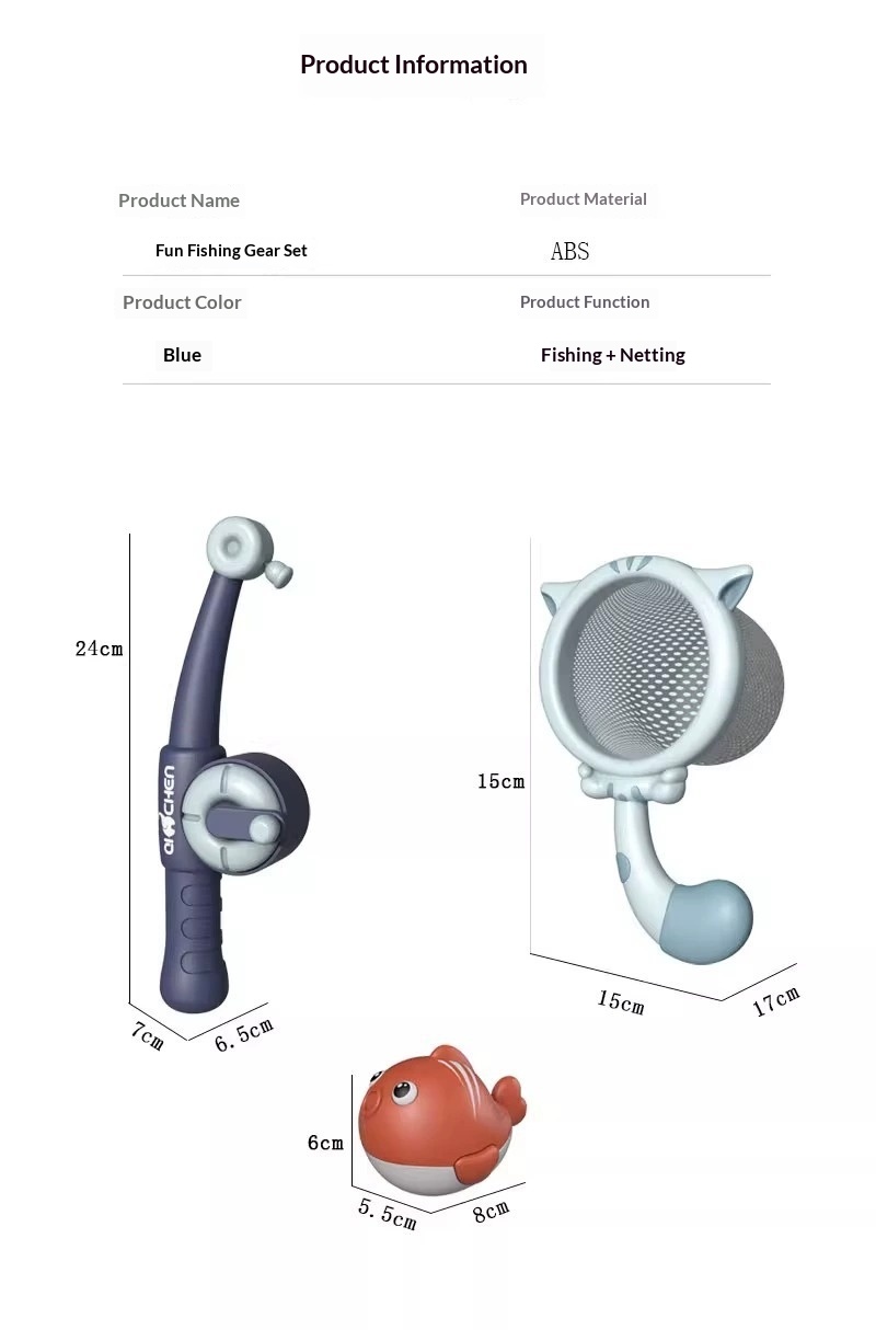 Gioco di pesca magnetico per bambini set educativo da bagno_voghion.com