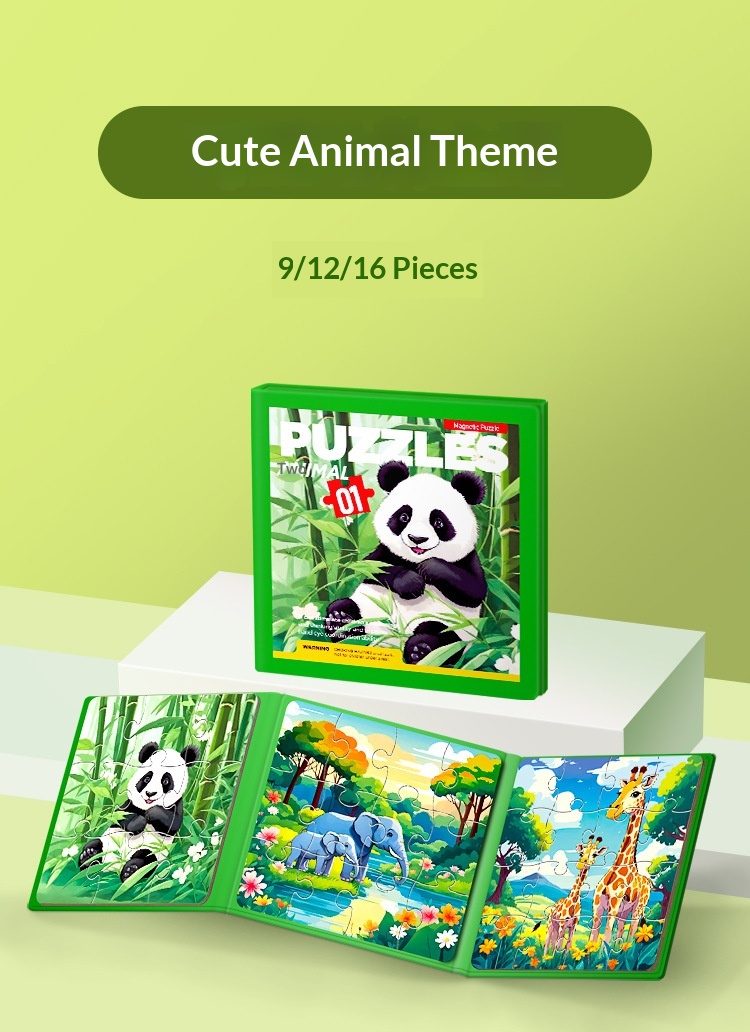Magnetisches Lernpuzzle Für Kinder Von 3 Bis 6 Jahren_voghion.com