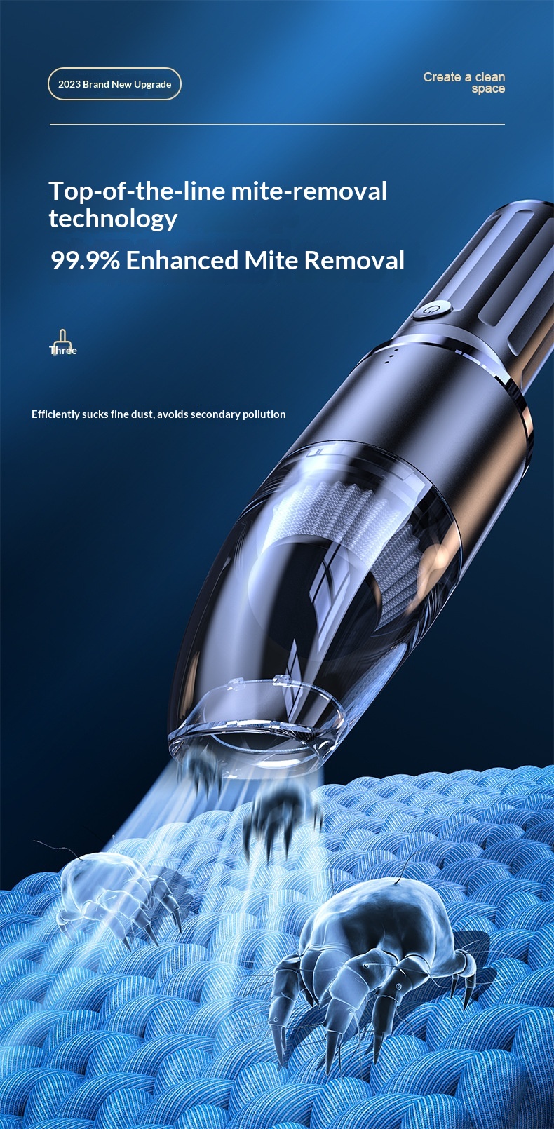 New Wireless Vacuum Cleaner Power High Suction Portable Handheld Home Wholesale Lighting Car Interior_voghion.com