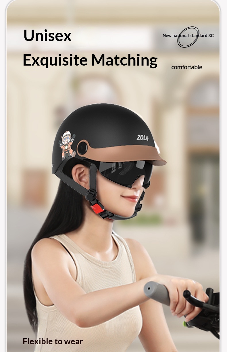 Motorcycle Helmet Summer Lightweight Duckbill Safety Helmet_voghion.com