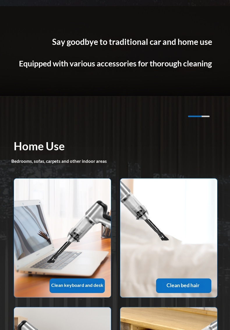 Wireless Portable Handheld Car Vacuum Cleaner For Deep Cleaning_voghion.com