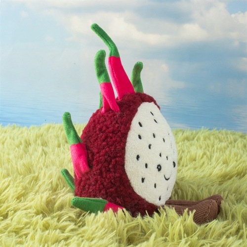 Brinquedo de pelúcia terapêutico com coco e limão em formato de árvore de verão, perfeito para confortar e confortar meninas._voghion.com