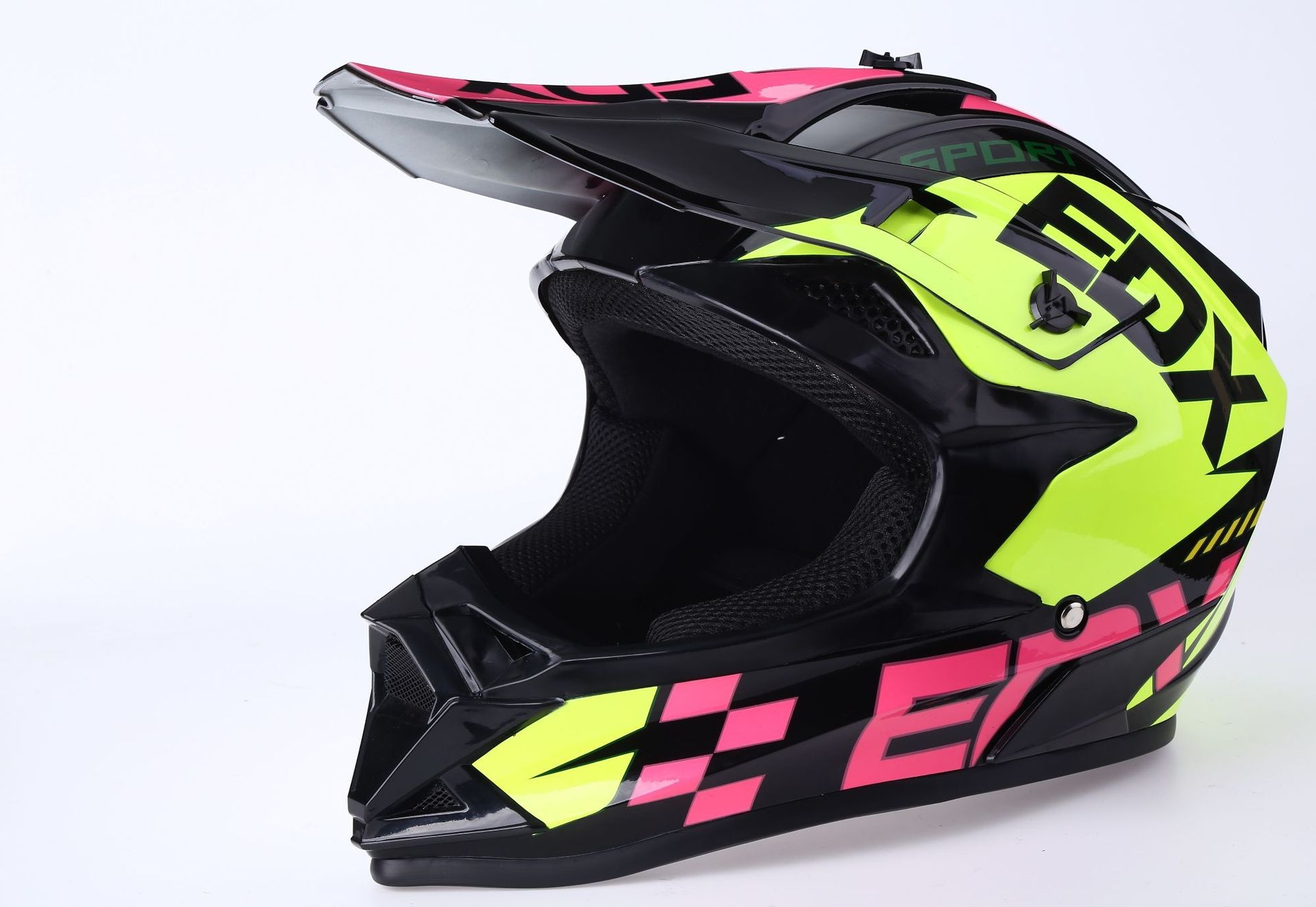 Capacete integral de moto para btt e condução off-road_voghion.com