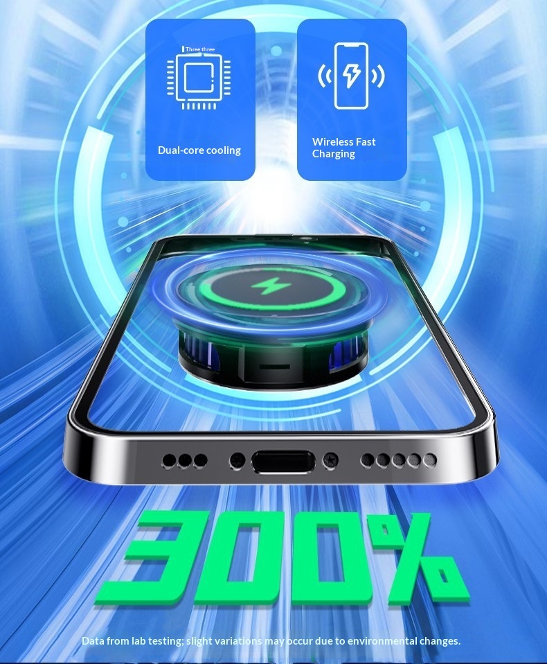 SL05 Mobile Phone Cooler Semiconductor Cooling Suitable For Android Tablets Magnetic Wireless Charging_voghion.com