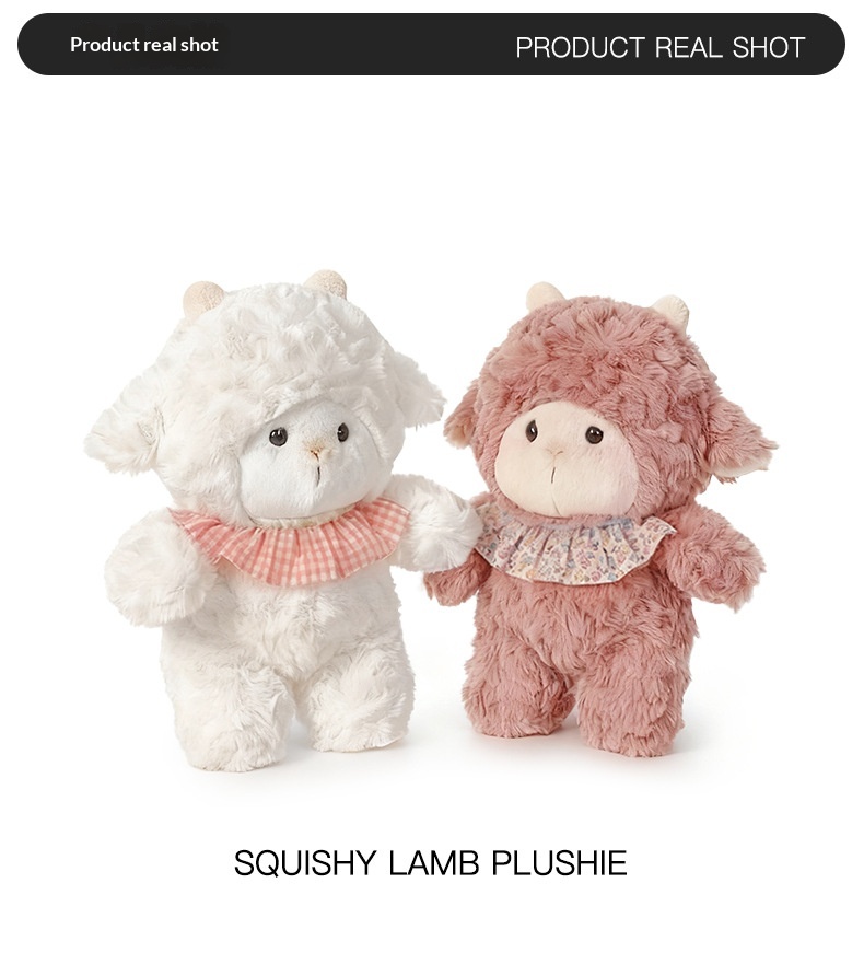 Zachte schapen knuffel voor kinderen om mee te slapen_voghion.com