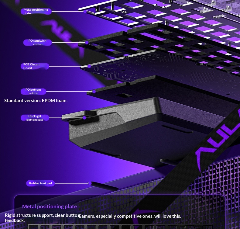 Teclado com interruptor magnético e gravação lateral, mecânico e personalizável, ideal para jogos de eSports em tempo real, FPS, Valorant e CS._voghion.com