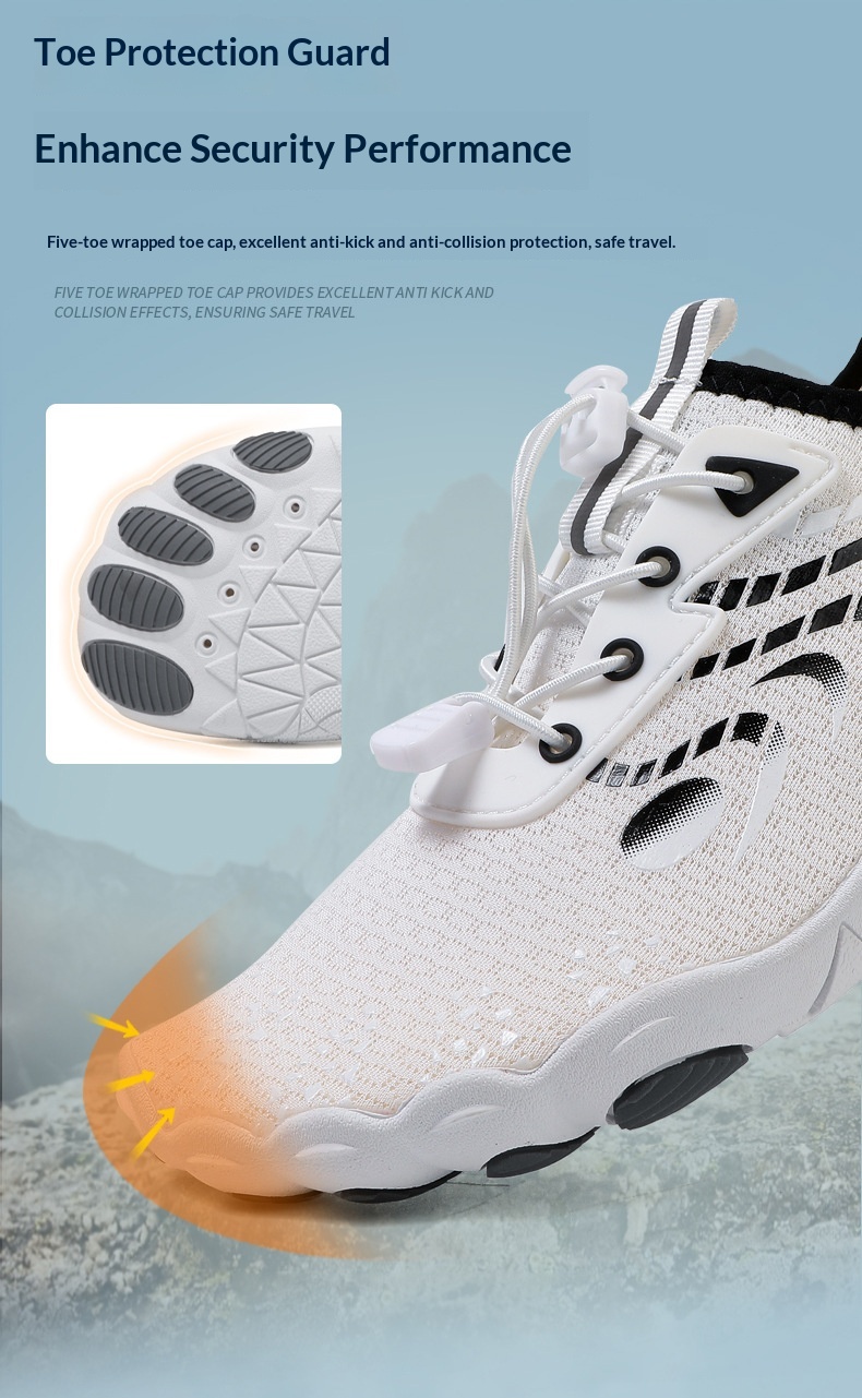 Waterproof Five-finger Beach Shoes For Swimming And Cycling_voghion.com